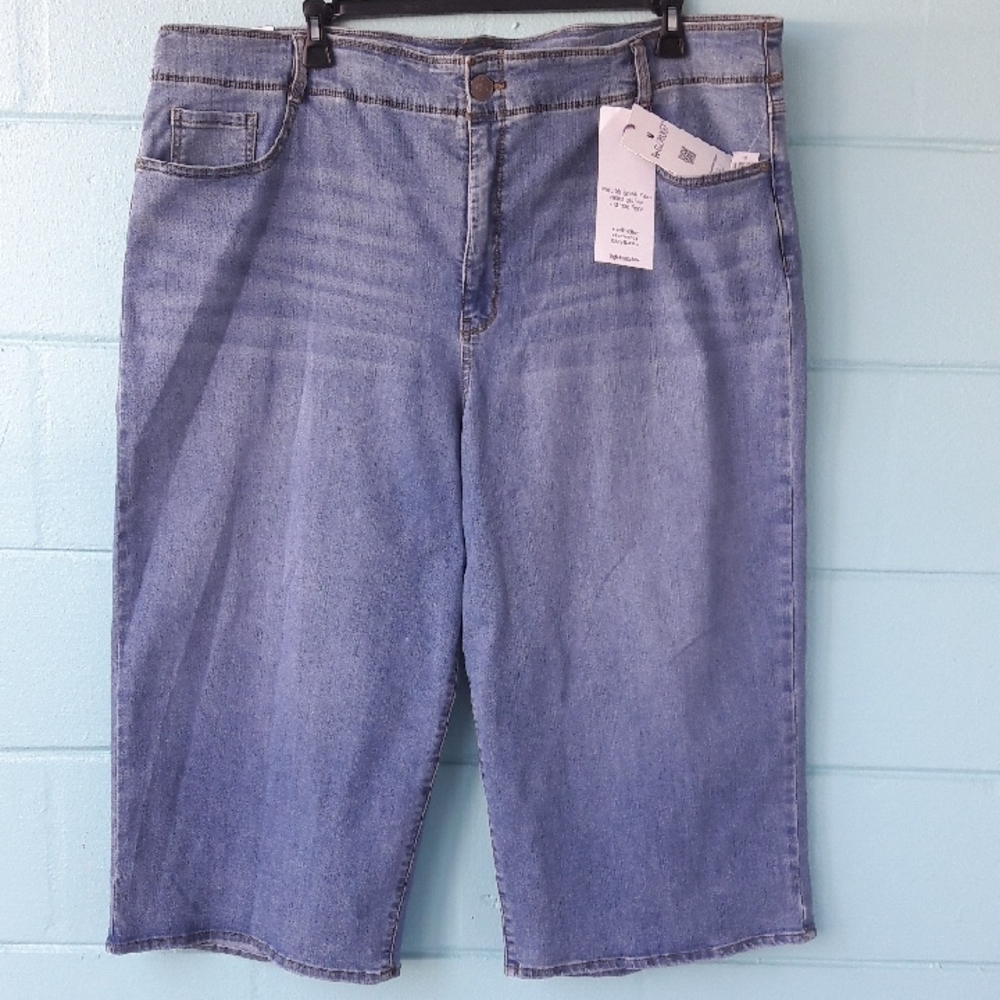 NWT "Gloria Vanderbilt" Shape Effect Tummy Sculpt Jean Coulotte Size 24 Woman's